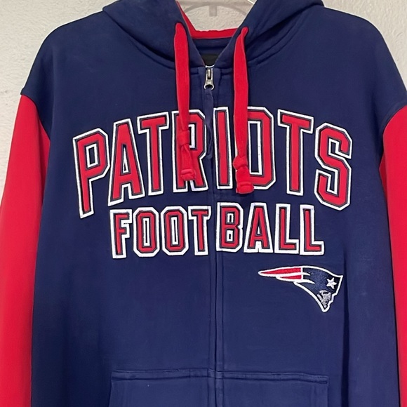 NEW ENGLAND PATRIOTS FULL ZIP HOODIE JACKET - Picture 5 of 11